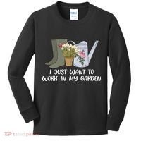 I Just Want To Work On My Garden Kids Long Sleeve Shirt thumb 0