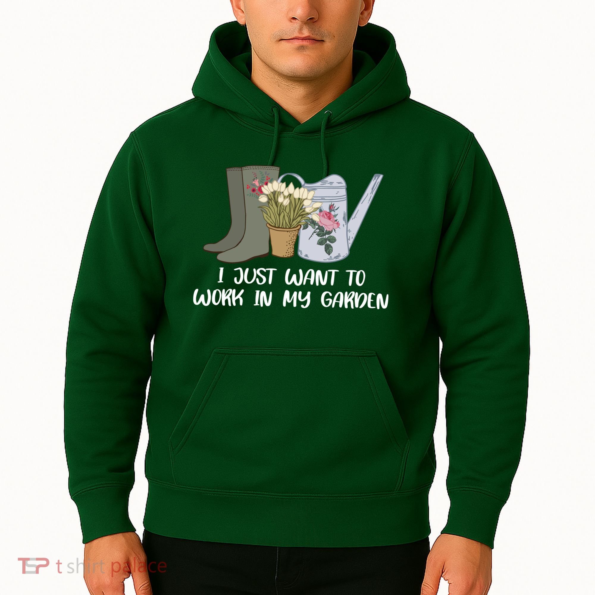 I Just Want To Work On My Garden Hoodie