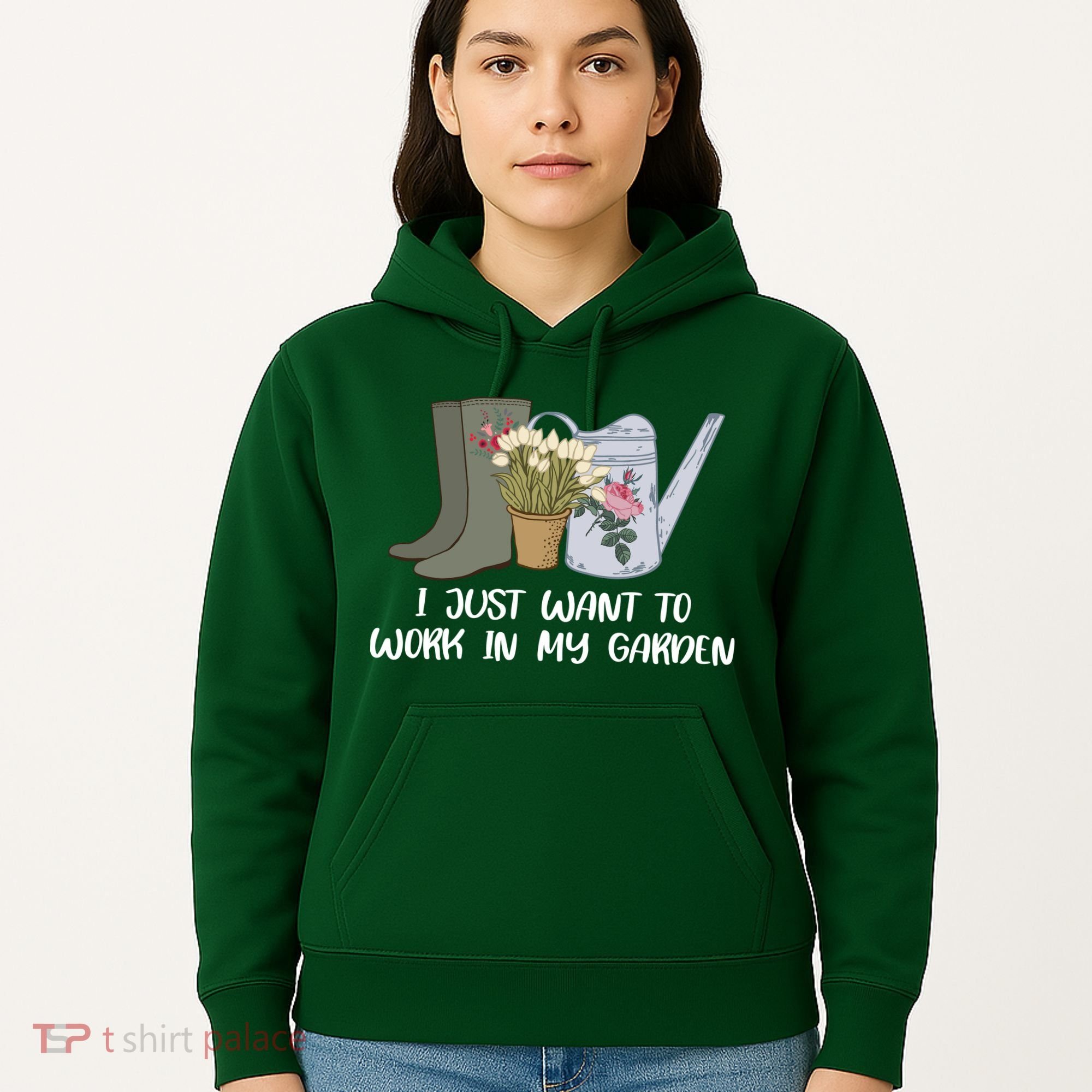 I Just Want To Work On My Garden Hoodie