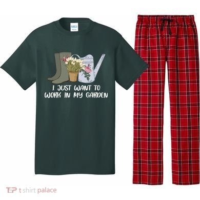 I Just Want To Work On My Garden Pajama Set