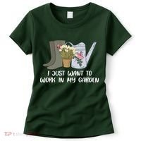I Just Want To Work On My Garden Women's T-Shirt thumb 0