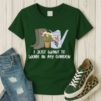 I Just Want To Work On My Garden Women's T-Shirt thumb 3