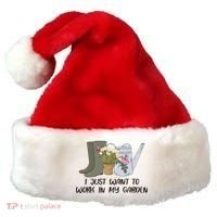 I Just Want To Work On My Garden Santa Hat thumb 0