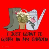 I Just Want To Work On My Garden Santa Hat thumb 1