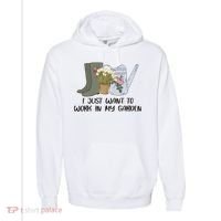 I Just Want To Work On My Garden Comfort Colors Garment-Dyed Hooded Sweatshirt thumb 0