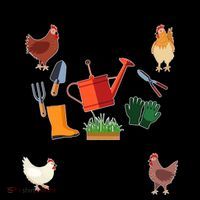 I Just Want Work In My Garden And Hang Out With My Chickens Coffee Mug thumb 5