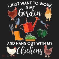I Just Want Work In My Garden And Hang Out With My Chickens Hat thumb 2