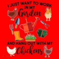I Just Want Work In My Garden And Hang Out With My Chickens Santa Hat thumb 1