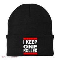 I Keep One Rolled Beanie thumb 0