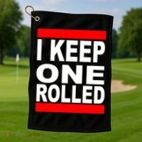 I Keep One Rolled Golf Towel thumb 1