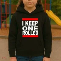 I Keep One Rolled Kids Hoodie thumb 3