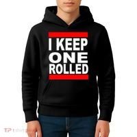 I Keep One Rolled Kids Hoodie thumb 4