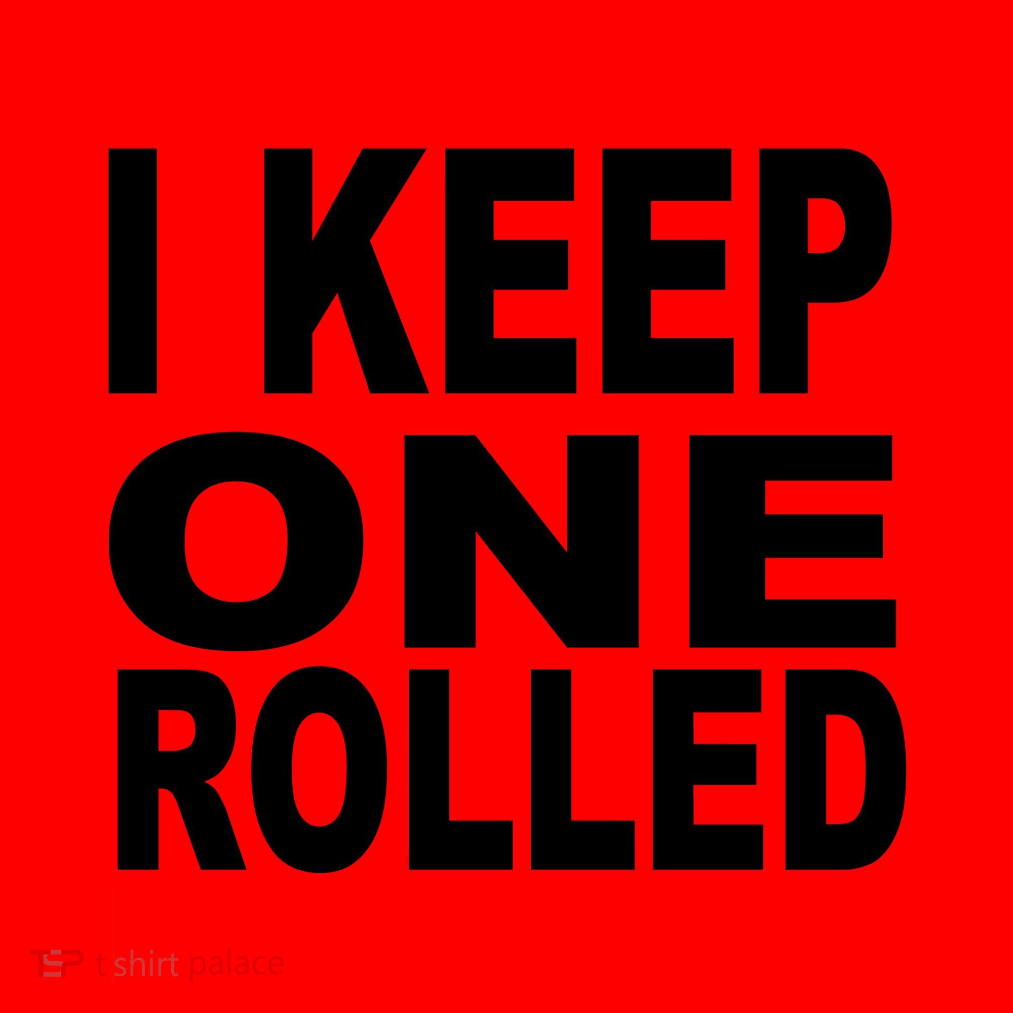 I Keep One Rolled Santa Hat