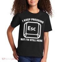 I Keep Pressing ESC But I'm Still Here Kids T-Shirt thumb 2