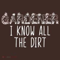 I Know All The Dirt Funny Gardening  Mousepad thumb 1