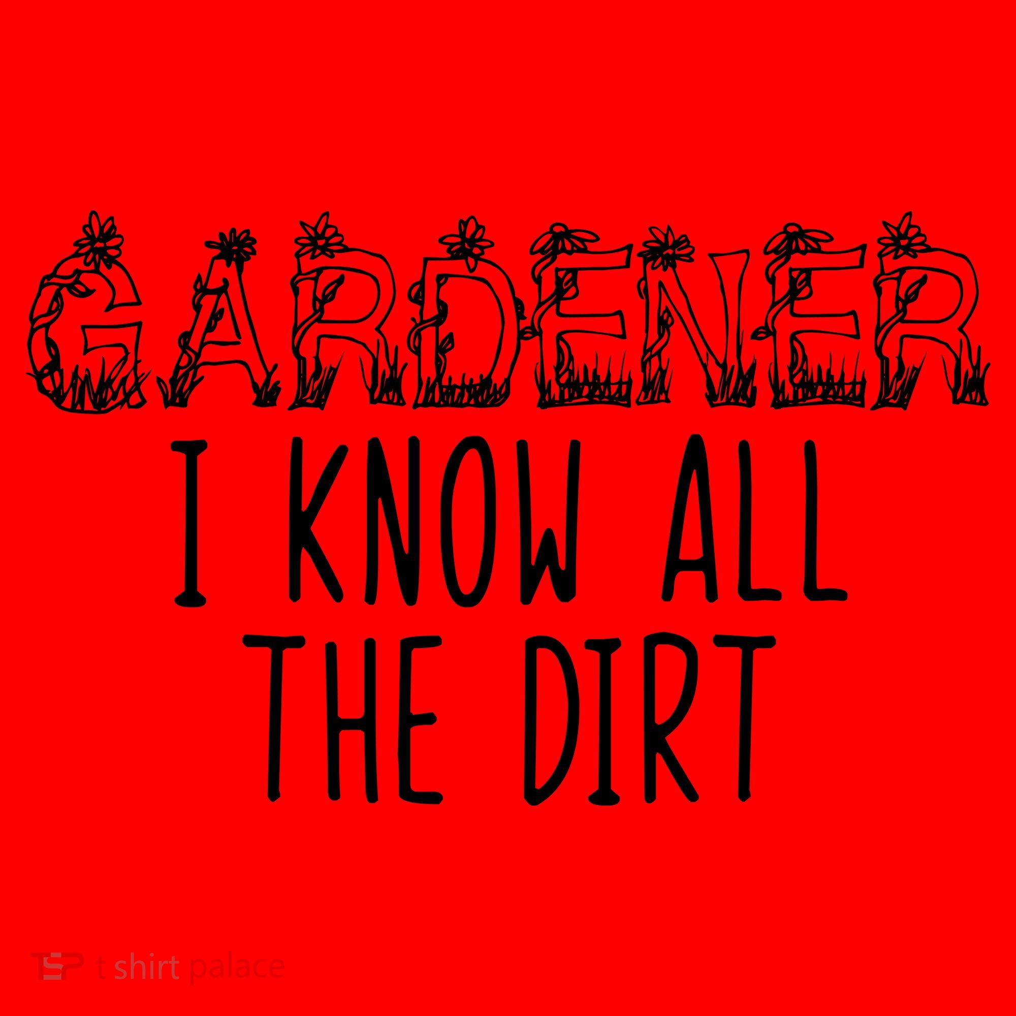 I Know All The Dirt Funny Gardening  Santa Hat