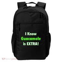 I Know Guacamole Is Extra! Backpack thumb 0