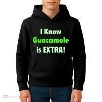 I Know Guacamole Is Extra! Kids Hoodie thumb 4