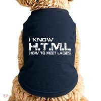 I know HTML How To Meet Ladies Doggie Tank thumb 0