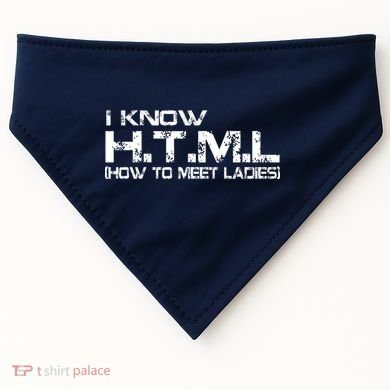 I know HTML How To Meet Ladies USA-Made Doggie Bandana