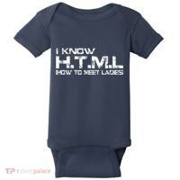 I know HTML How To Meet Ladies Baby Bodysuit thumb 0
