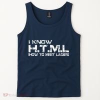 I know HTML How To Meet Ladies Tank Top thumb 2