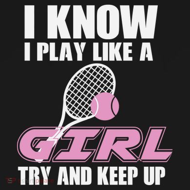I Know I Play Like A Girl Try To Keep Up Women's Flannel Pajama Set