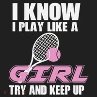 I Know I Play Like A Girl Try To Keep Up Hat thumb 2
