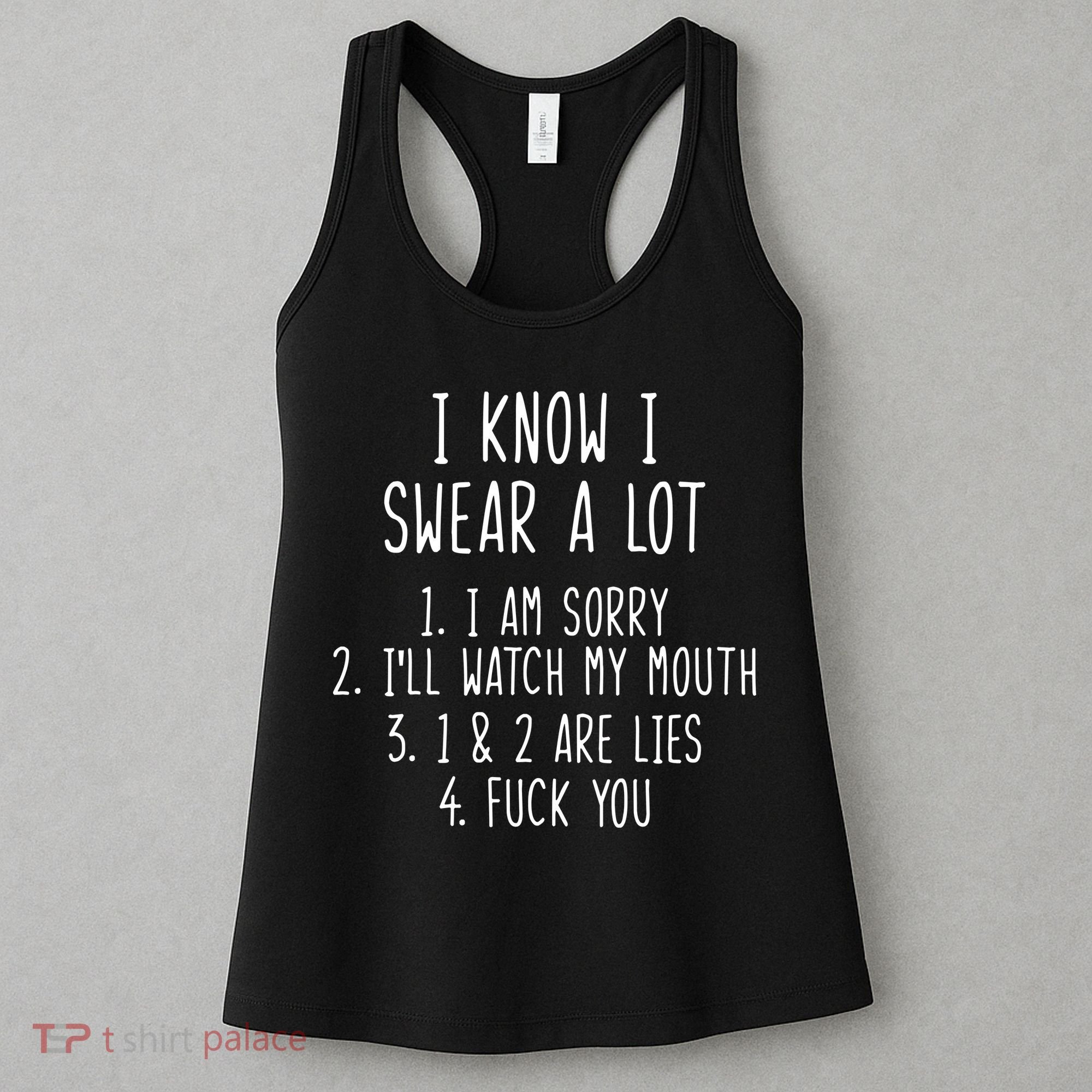 I Know I Swear A Lot Women's Tank Top