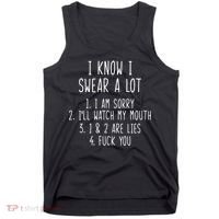 I Know I Swear A Lot Tank Top thumb 0