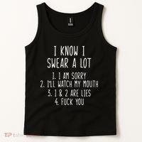 I Know I Swear A Lot Tank Top thumb 2
