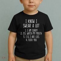I Know I Swear A Lot Toddler T-Shirt thumb 2