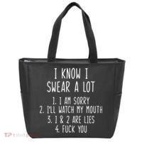 I Know I Swear A Lot Tote Bag thumb 0