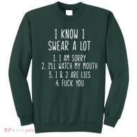 I Know I Swear A Lot Sweatshirt thumb 0