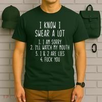 I Know I Swear A Lot T-Shirt thumb 6
