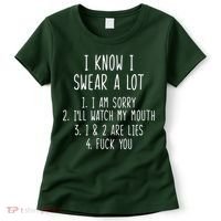 I Know I Swear A Lot Women's T-Shirt thumb 0