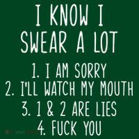 I Know I Swear A Lot Kids Sweatshirt thumb 2