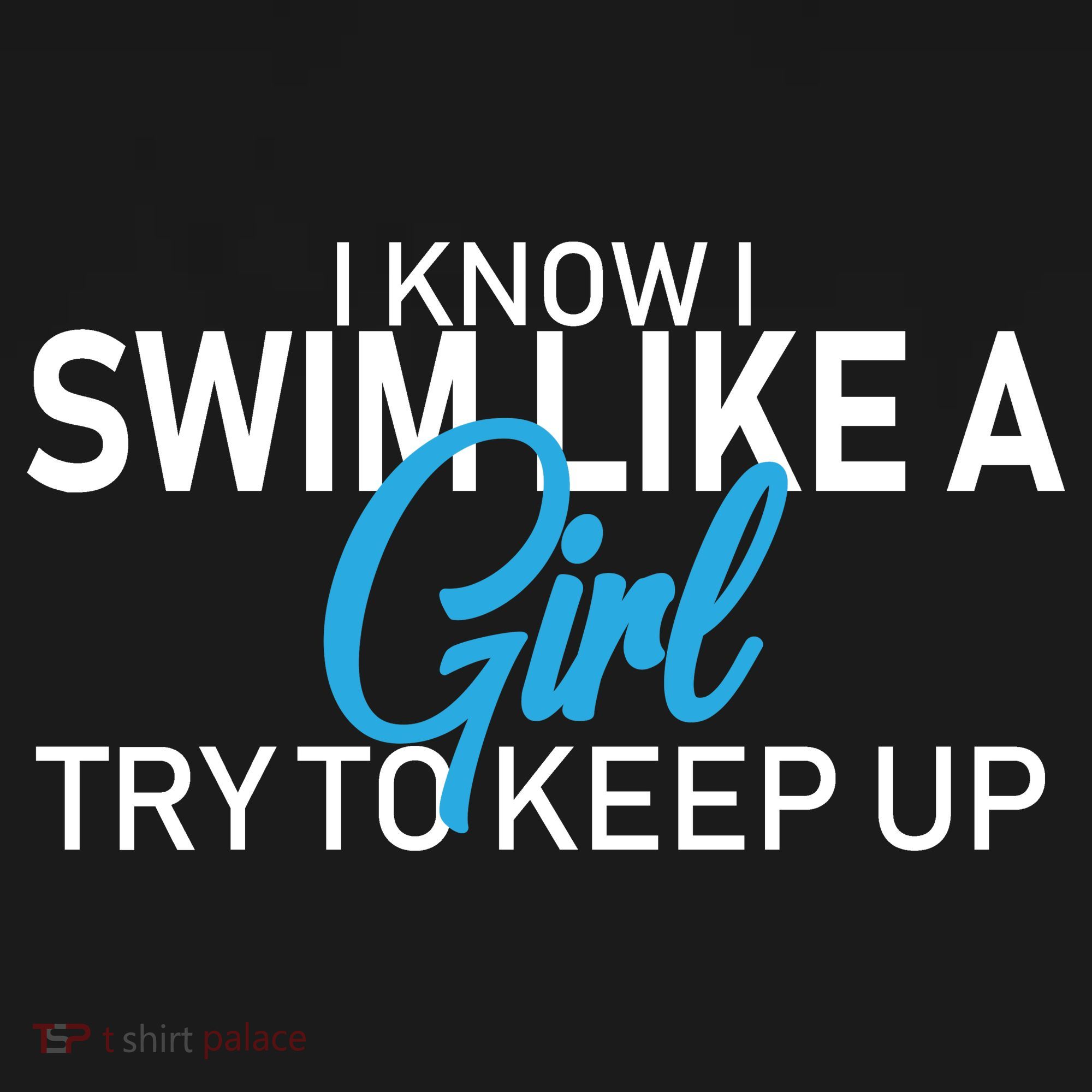 I Know I Swim Like A Girl Try To Keep Up Ornament