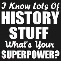 I Know Lots Of History What's Your Superpower Ornament thumb 1