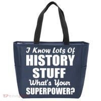 I Know Lots Of History What's Your Superpower Tote Bag thumb 0