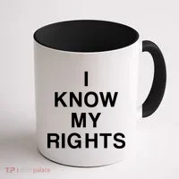 I Know My Rights Coffee Mug thumb 1