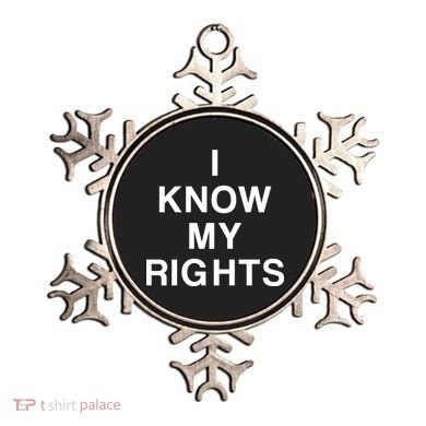 I Know My Rights Ornament