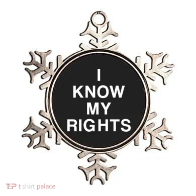 I Know My Rights Ornament