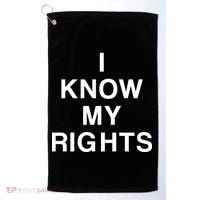 I Know My Rights Golf Towel thumb 0