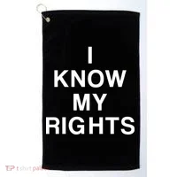 I Know My Rights Golf Towel thumb 0