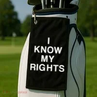 I Know My Rights Golf Towel thumb 2