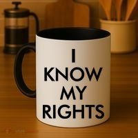 I Know My Rights Protest Coffee Mug thumb 4