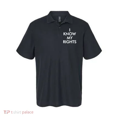I Know My Rights Protest Polo