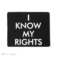 I Know My Rights Protest Mousepad thumb 0