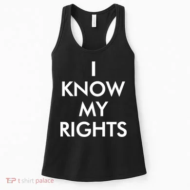 I Know My Rights Protest Women's Tank Top